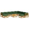 vidaXL Sofa-Set 11 stk. Natur Massivholz Akazie