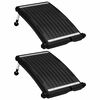 vidaXL Gebogene Solar-Heizpaneele f&uuml;r Pool 2 Stk. 72,5x46 cm