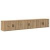 vidaXL Wand-TV-Schrank Set 3 pcs Artisan-Eiche 80 x 34,5 x 40 cm