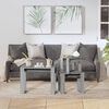 vidaXL Satztische 3 Stk. Grau Sonoma Holzwerkstoff
