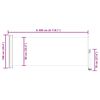 vidaXL Ausziehbare Seitenmarkise 100x300 cm Rot