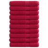 vidaXL Premium-Handt&uuml;cher SOLUND 10 Stk. Rot 100x200 cm 600 g/m&sup2;