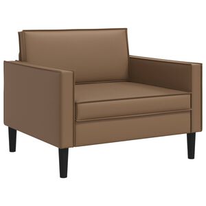 vidaXL XL Sessel Cappuccino Kunstleder