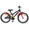 vidaXL Kinderfahrrad 22 Zoll f&uuml;r 7-12 Jahre alt Schwarz Rot