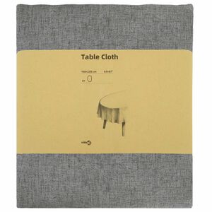 vidaXL Tischdecke 5 stk. Oval Hellgrau 160 x 220 cm