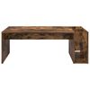vidaXL Couchtisch Ger&auml;ucherte Eiche 101,5 x 50 x 37 cm Holzwerkstoff