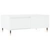 vidaXL Couchtisch Wei&szlig; 90x50x36,5 cm Holzwerkstoff