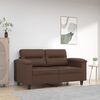 vidaXL 2-Sitzer-Sofa Braun 120 cm Kunstleder