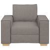 vidaXL Sofa Stuhl Taupe 60 cm Stoff