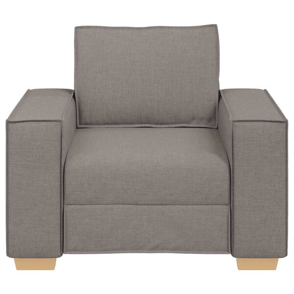 vidaXL Sofa Stuhl Taupe 60 cm Stoff