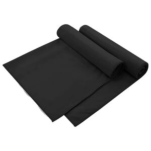 vidaXL Au&szlig;enstuhl Handt&uuml;cher 2 pcs Schwarz 130 x 60 cm