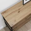 vidaXL Konsolentisch Artisan-Eiche 100 x 32 x 75 cm Holzwerkstoff