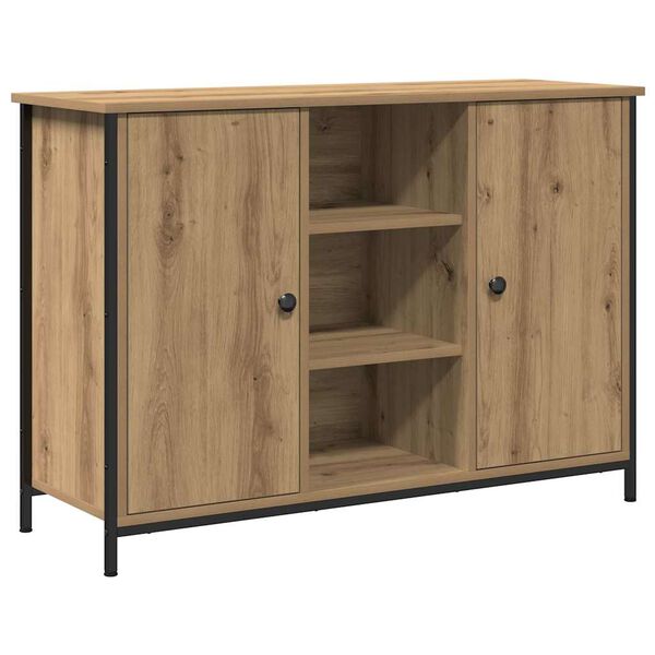 vidaXL Sideboard Artisan-Eiche 100 x 35 x 70 cm Holzwerkstoff