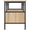 vidaXL TV-Schrank Sonoma-Eiche 100x35x45 cm Holzwerkstoff & Eisen