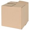 vidaXL Faltbox mit Speicher 50 Stk. Natur 20 x 20 x 20 cm Karton