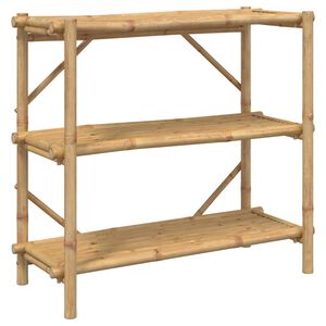 vidaXL Regal mit 3 B&ouml;den 100x40x90 cm Bambus