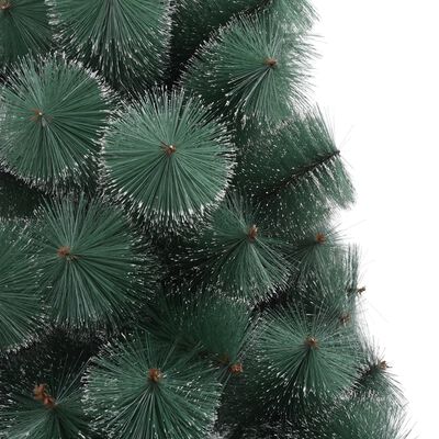 vidaXL Künstlicher Weihnachtsbaum mit Beleuchtung 120 cm Grün PVC & PE