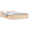 vidaXL Bett mit Schubladen 140x200 cm