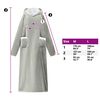 vidaXL Decken-Hoodie Grau L Fleece und Flanell