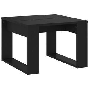 vidaXL Beistelltisch Schwarz 50x50x35 cm Holzwerkstoff