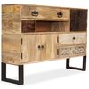 vidaXL Sideboard Massivholz Mango 115x30x80 cm