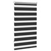 vidaXL Zebra-Rollo 70,9 x 120 cm, Stoffbreite 66,7 cm, schwarz