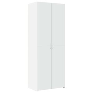 vidaXL Highboard Wei&szlig; 70x42,5x185 cm Holzwerkstoff