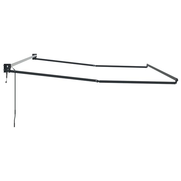vidaXL Elektrisches Markisenrahmen Anthrazit 4 x 2 m Aluminium