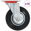 vidaXL 16 Stk. Lenkrollen 125 mm