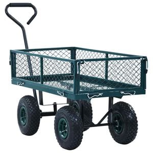 vidaXL Gartenwagen Gr&uuml;n 250 kg