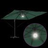 vidaXL Roma Parasol Grün 286 x 284 x 270 cm Aluminium und Polyester