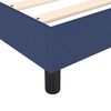 vidaXL Boxspringbettgestell Blau 200x200 cm Stoff