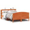 vidaXL Massivholzbett ohne Matratze Wachsbraun 150x200 cm Kiefernholz
