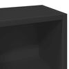 vidaXL CD-Regale 2 Stk. Schwarz 21x16x93,5 cm Holzwerkstoff