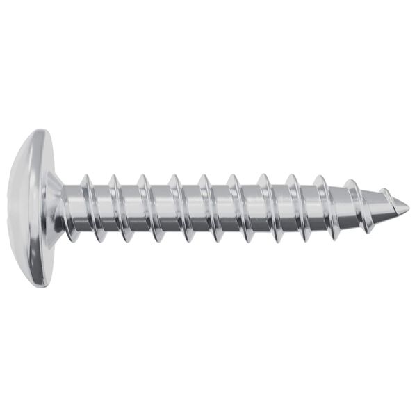 vidaXL Selbstschneidender Nagel 2 pcs Zink-beschichtet 4 x 20 mm Stahl