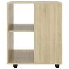 vidaXL Rollschrank Sonoma-Eiche 60x53x72 cm Holzwerkstoff