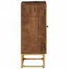 vidaXL Sideboard 55x30x76 cm Massivholz Mango und Eisen