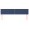 vidaXL Kopfteile Blau 200x5x78/88 cm Stoff