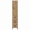 vidaXL Highboard Artisan-Eiche 69,5 x 34 x 180 cm Holzwerkstoff