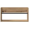 vidaXL Magazinregal 2 pcs Artisan-Eiche 60 x 12 x 30 cm Holzwerkstoff