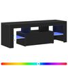 vidaXL TV-Schr&auml;nk 120 x 35 x 40 cm Schwarz Eichen-Optik Holzwerkstoff