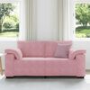 vidaXL Zweisitzer-Sofa Rosa 140 cm Samt