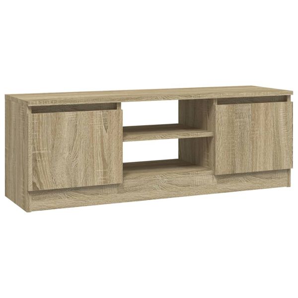 vidaXL TV-Schrank mit Tür Sonoma-Eiche 102x30x36 cm