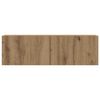 vidaXL 8-tlg. TV-Schrank-Set Wandmontage Artisan-Eiche Holzwerkstoff