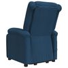 vidaXL Massagesessel mit Aufstehhilfe Blau Stoff