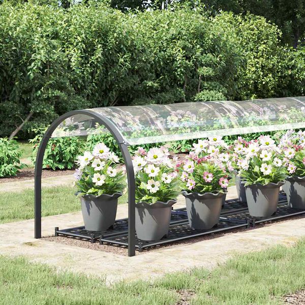 vidaXL Transparente Plane mit &Ouml;sen 1x4 m PVC