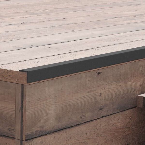 vidaXL Winkelleisten 5 Stk. WPC 170 cm Schwarz