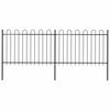 vidaXL Gartenzaun | Stahl | Robust | Modern