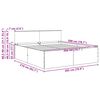 vidaXL Bettrahmen Graues Sonoma 200 x 200 cm Holzwerkstoff
