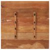 vidaXL Tischplatte Quadratisch 70x70 cm 25-27 mm Altholz Massiv